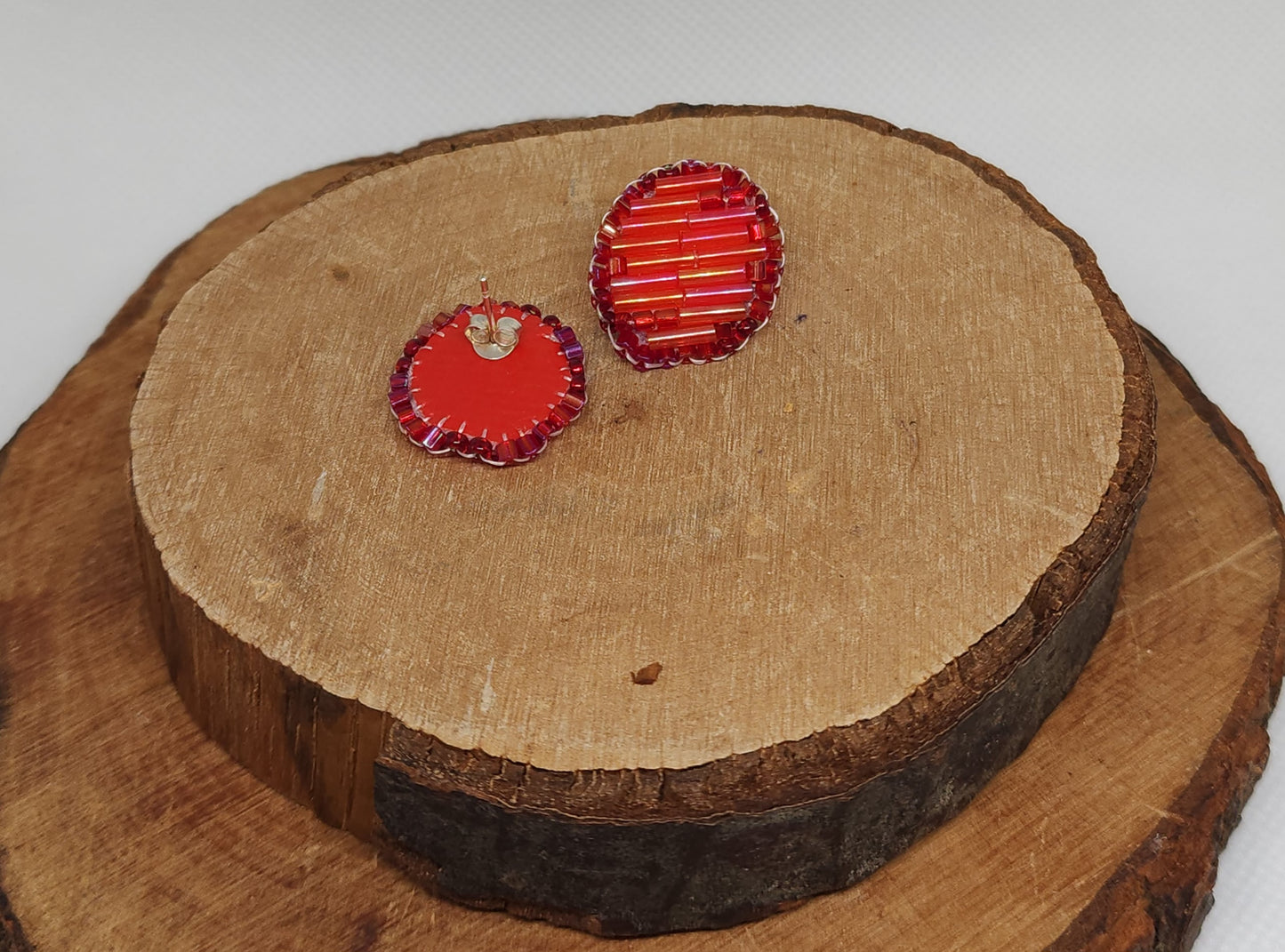 Small Red Studs
