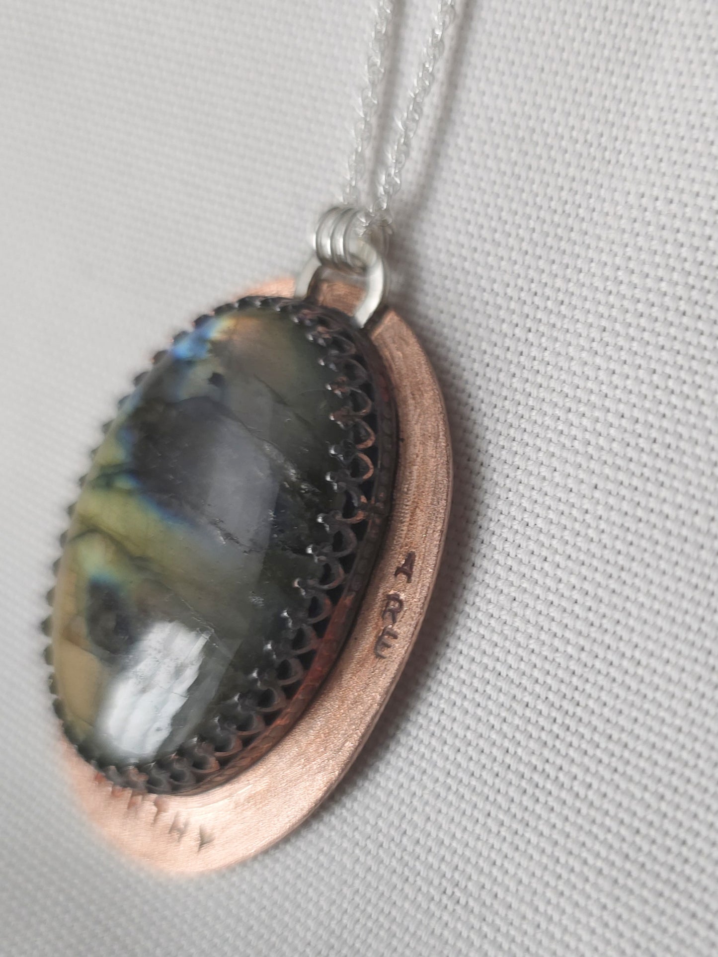 You Are Worthy Pendant – Labradorite