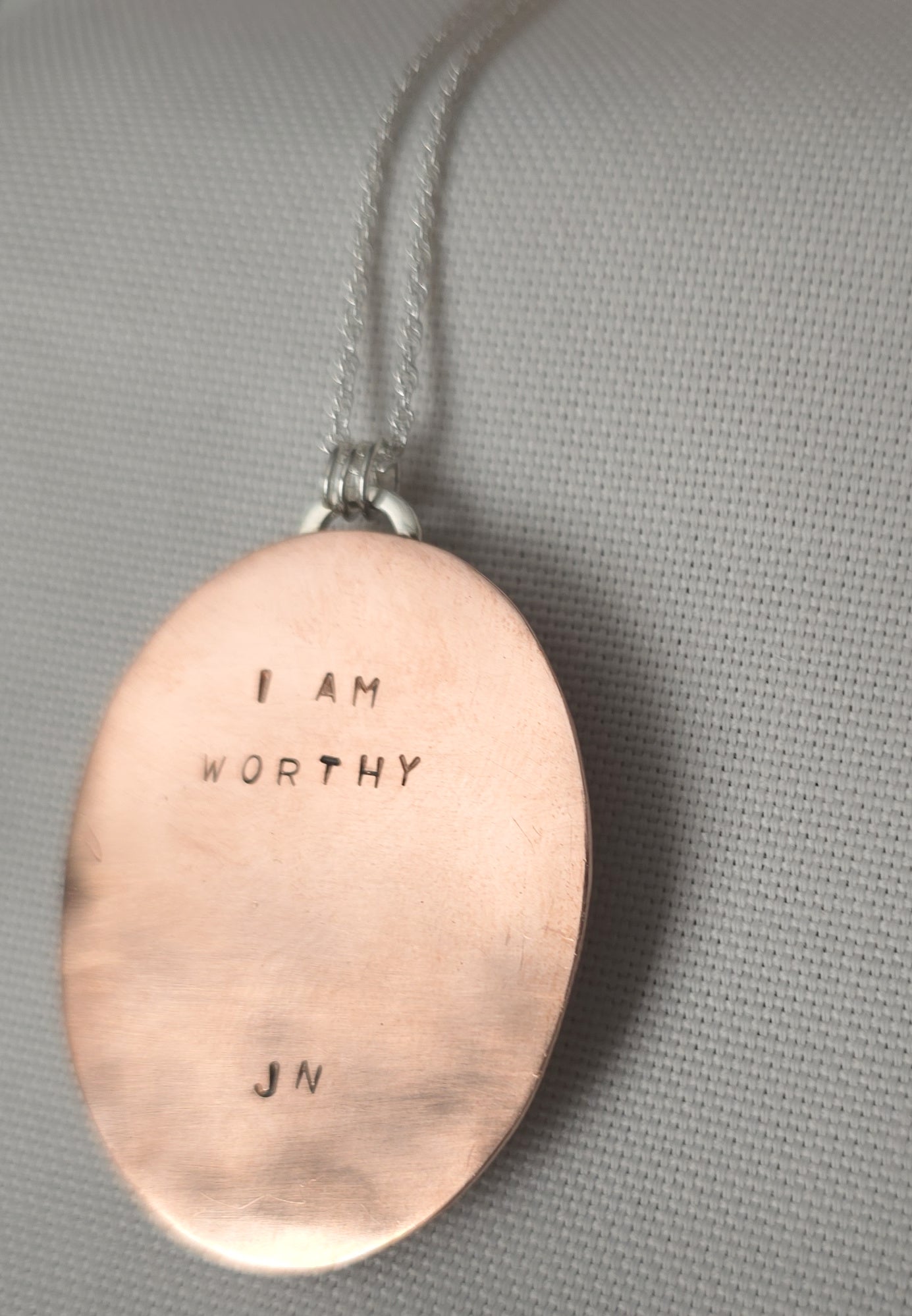 You Are Worthy Pendant – Labradorite
