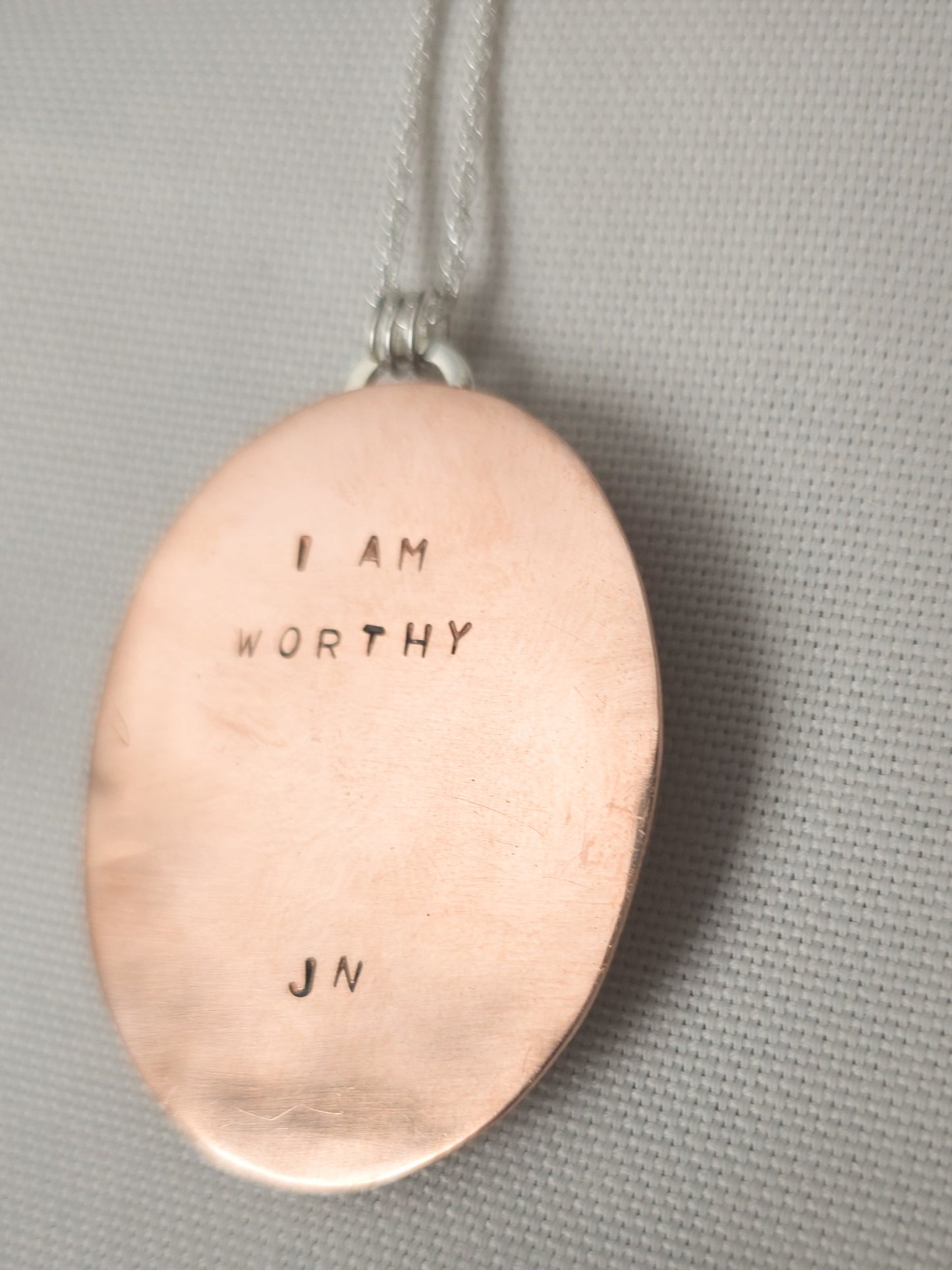 You Are Worthy Pendant – Labradorite