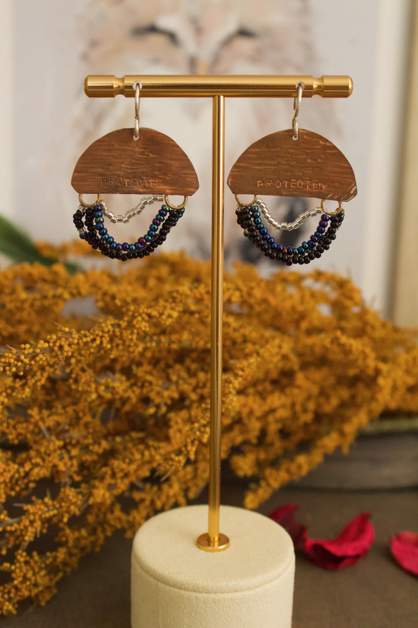 Mini Wordkeeper Earrings | Protected