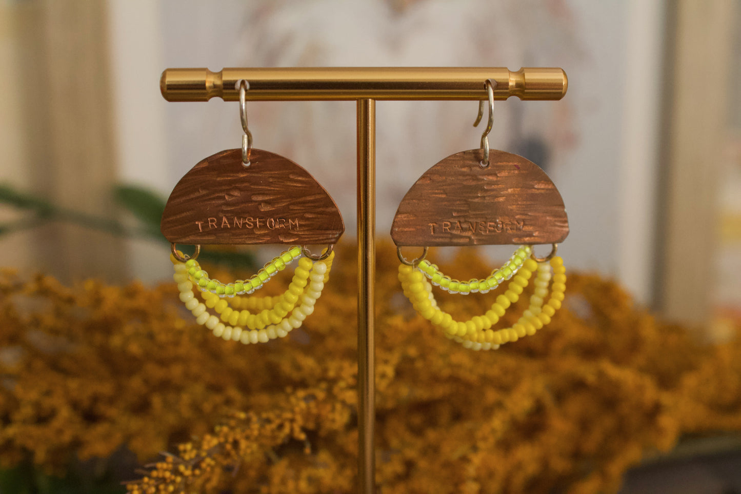 Mini Wordkeeper Earrings | Transformation