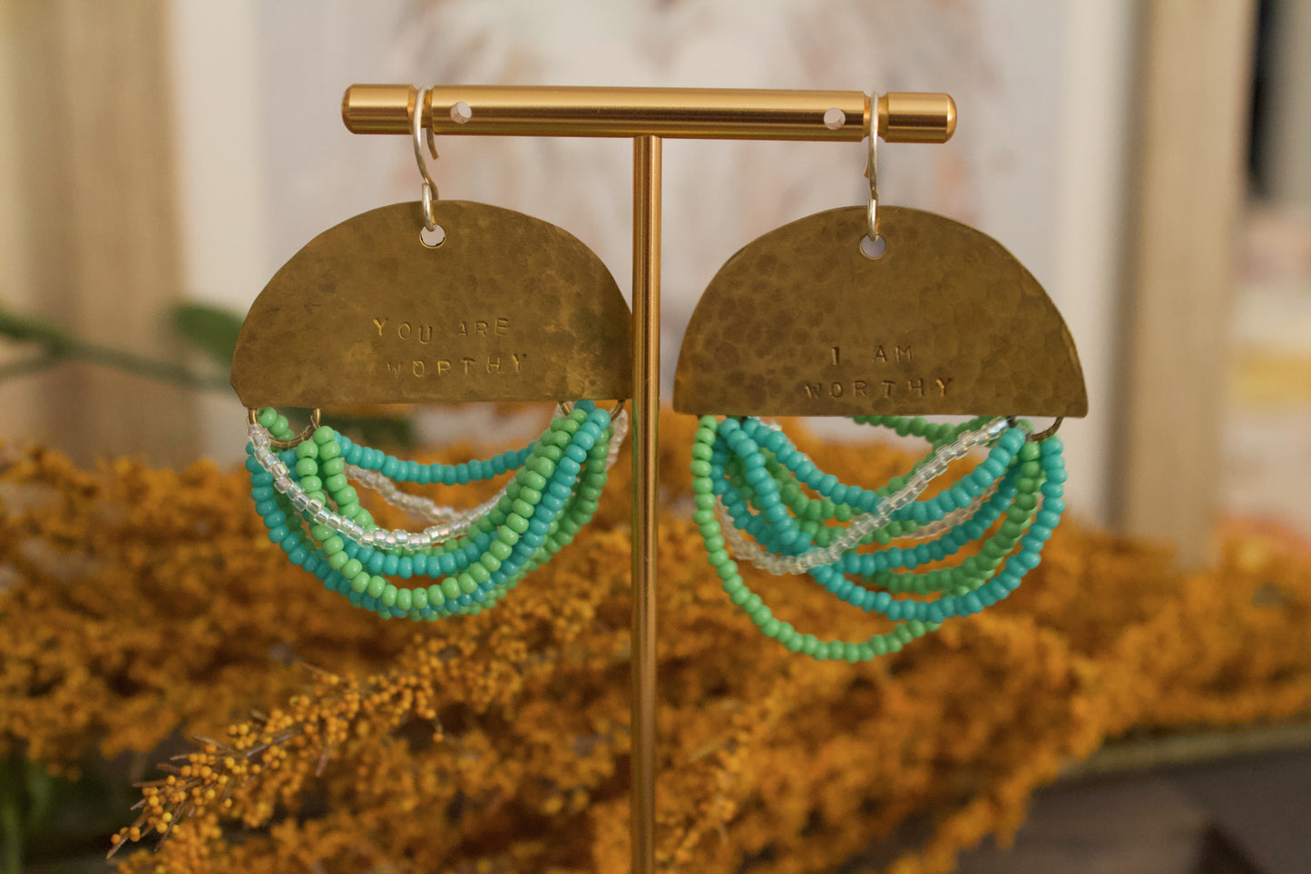 Half Moon Wordkeeper Earrings | Worthy