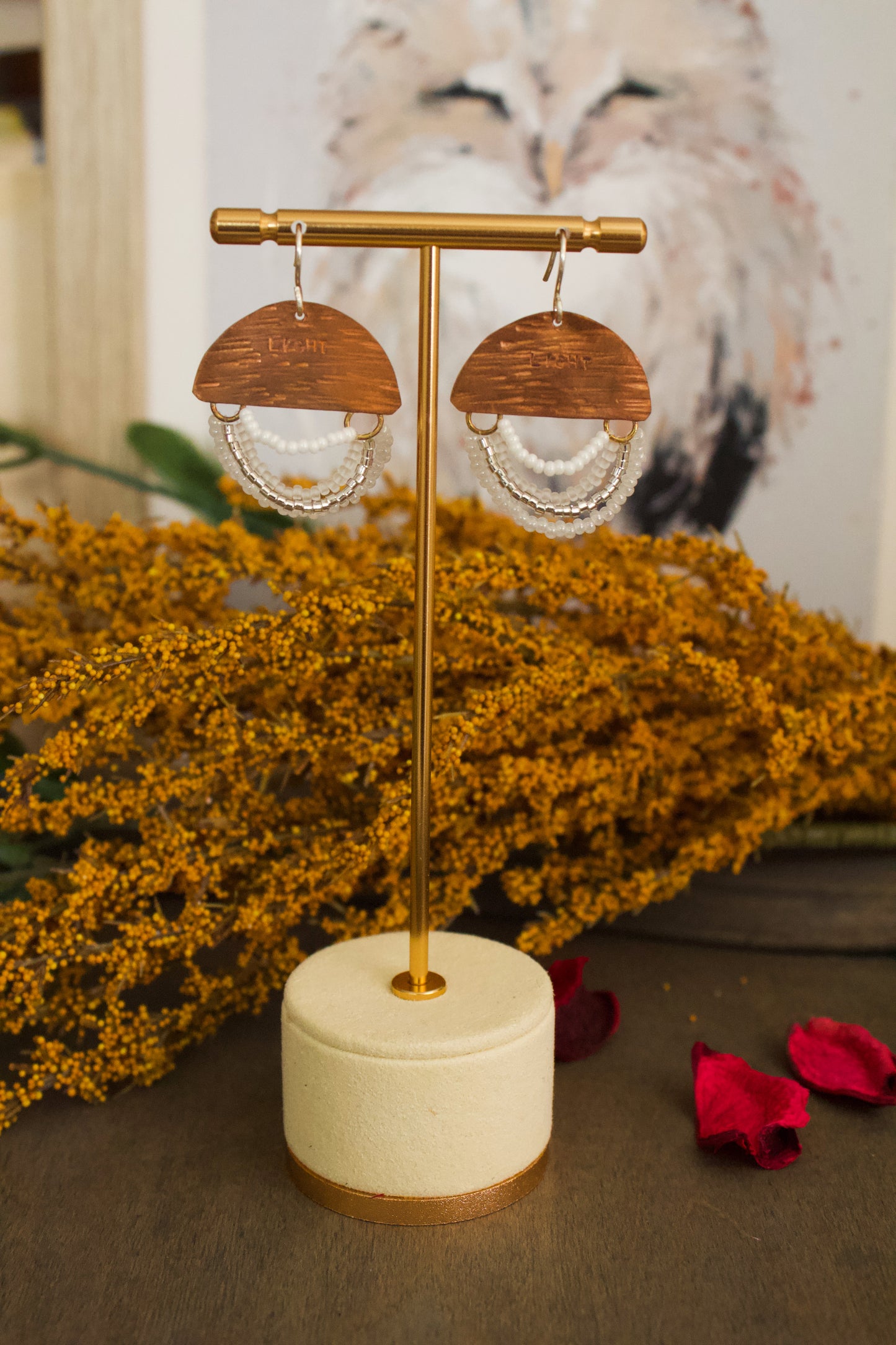 Mini Wordkeeper Earrings | Light
