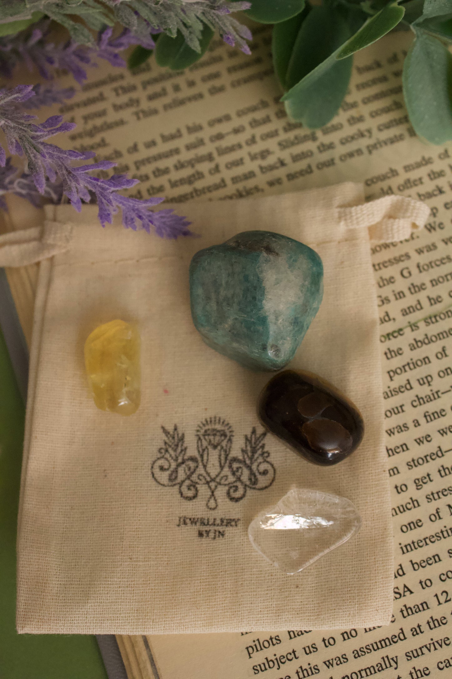 New Beginnings Gemstone Bag