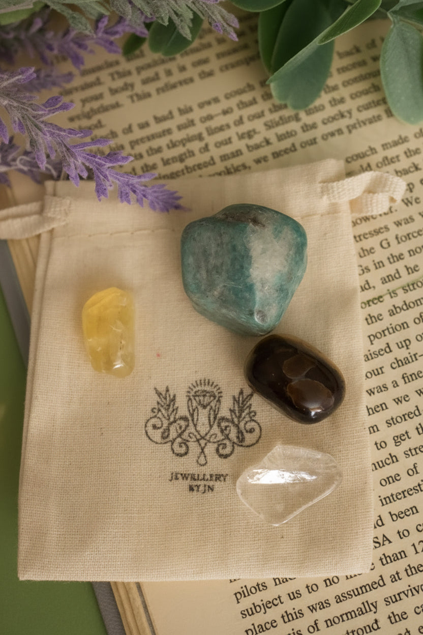 New Beginnings Gemstone Bag