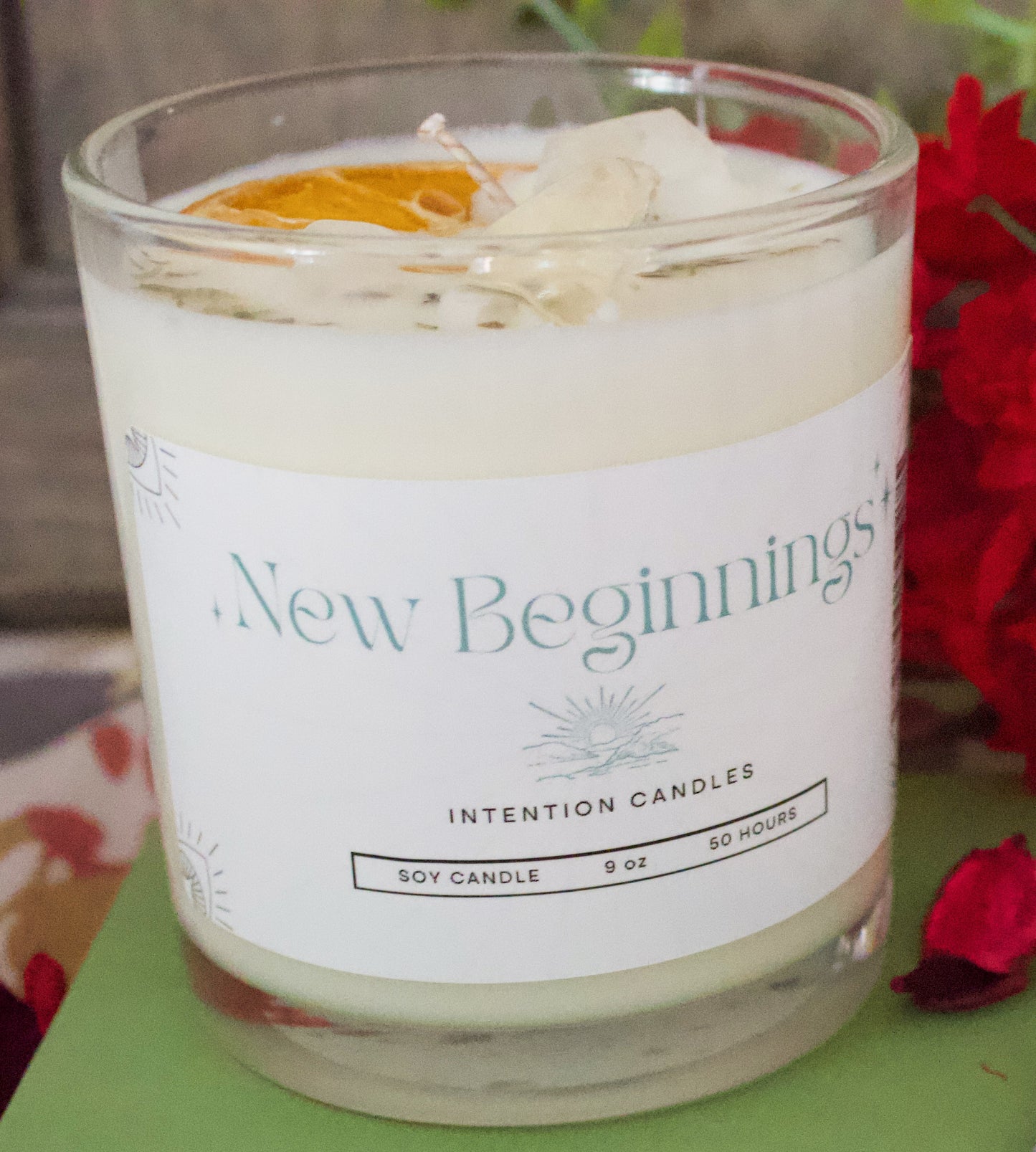 New Beginnings Intention Candle