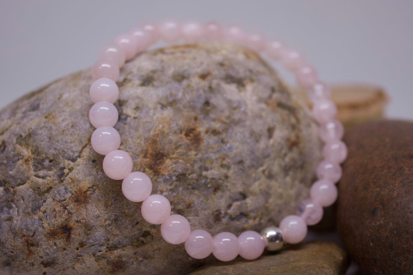 Love & Compassion – 6mm Rose Quartz Bracelet