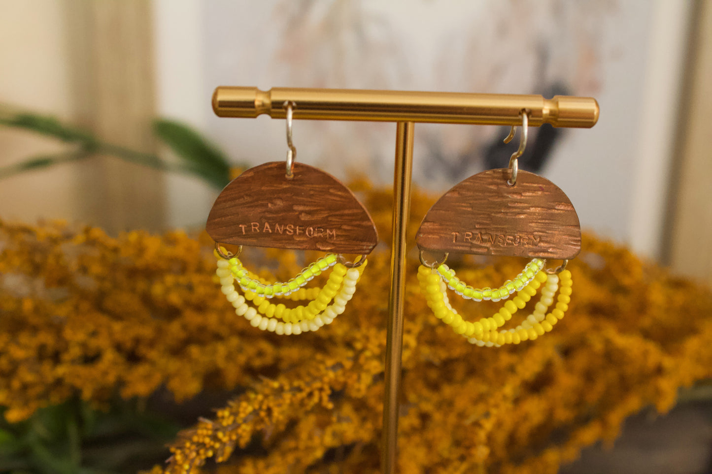 Mini Wordkeeper Earrings | Transformation