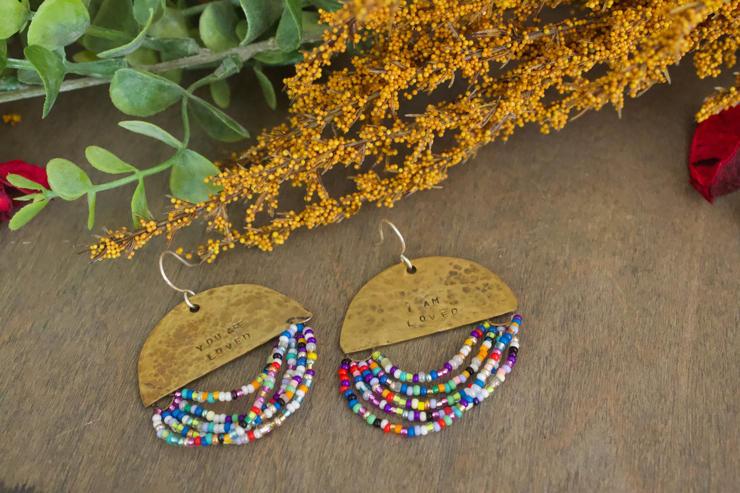 Half Moon Wordkeeper Earrings | Loved