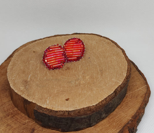 Small Red Studs