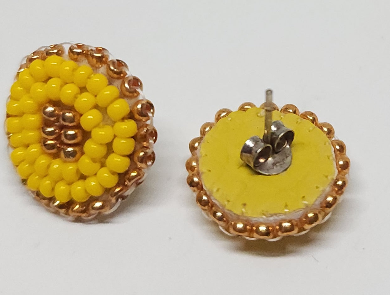 Yellow & Gold Studs