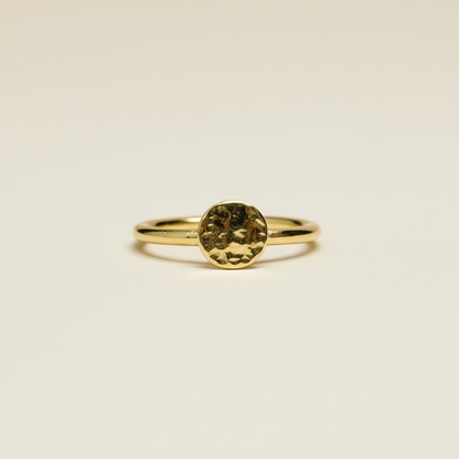 Golden Orbit Brass Ring