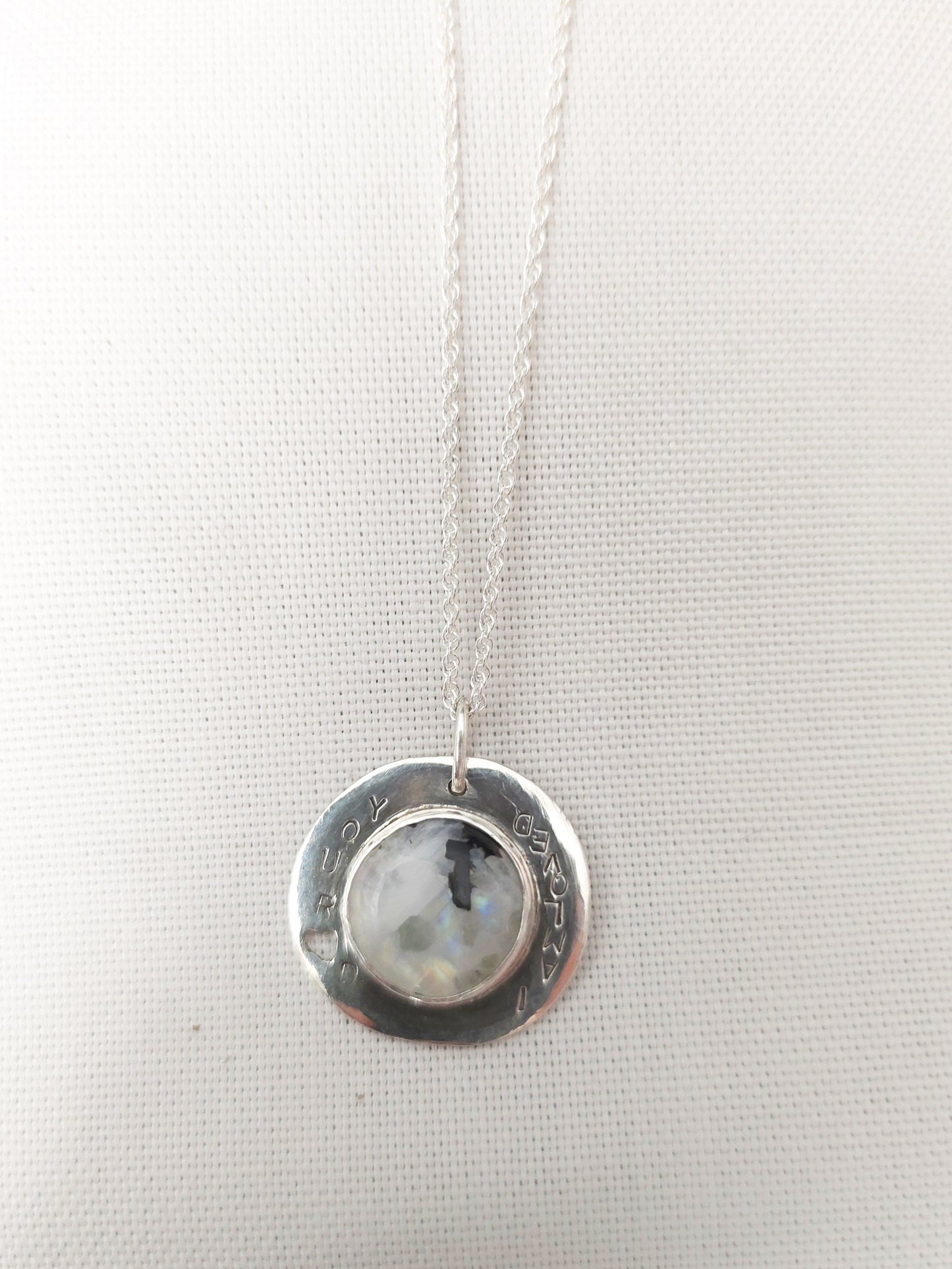 “Loved” Mirrored Affirmation Necklace