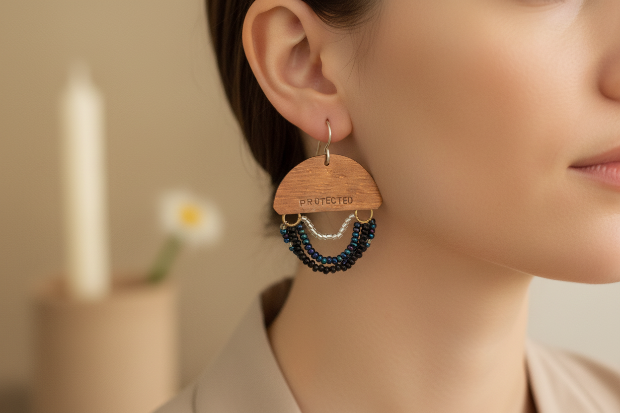 Mini Wordkeeper Earrings | Protected