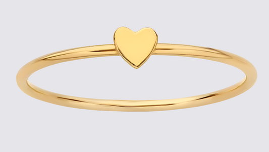 14K Gold-Filled Mini Heart Ring