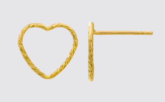 14K Gold-Filled Heart Earring