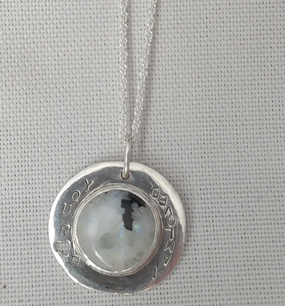 “Loved” Mirrored Affirmation Necklace