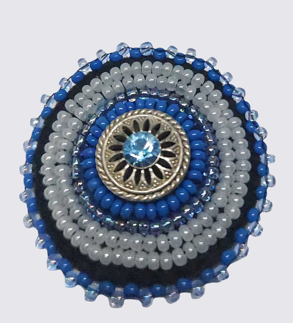 Embroidered Brooch