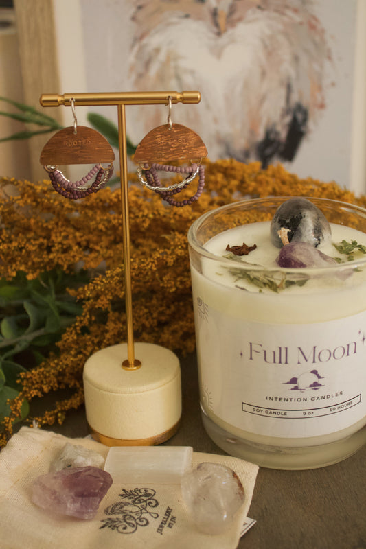 Ritual of Rooted Light| Earrings of Declaration “Rooted” | The Keeper’s Rituals Collection