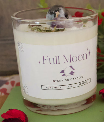 Full Moon Intention Candle