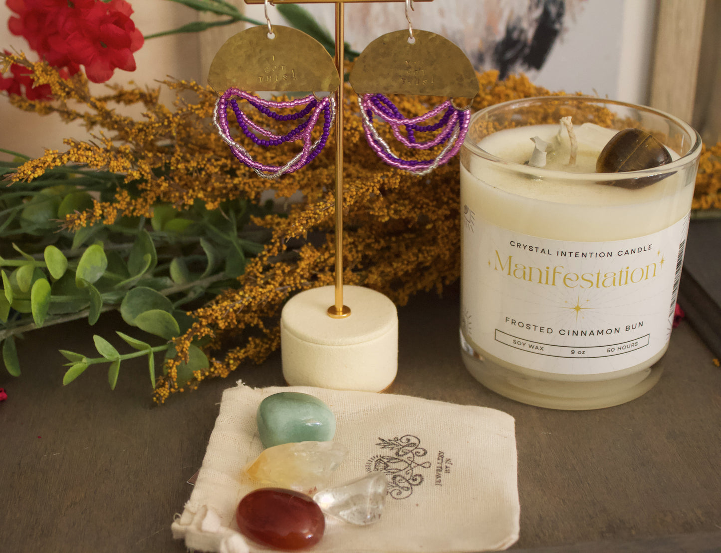 Ritual of Radiant Light| Earrings of Declaration “I Got This / You Got This” | The Keeper’s Rituals Collection