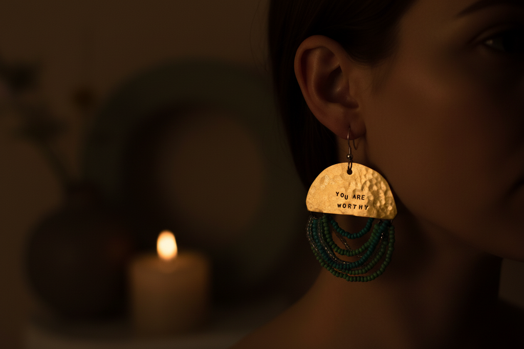 Half Moon "Worthy" Earrings
