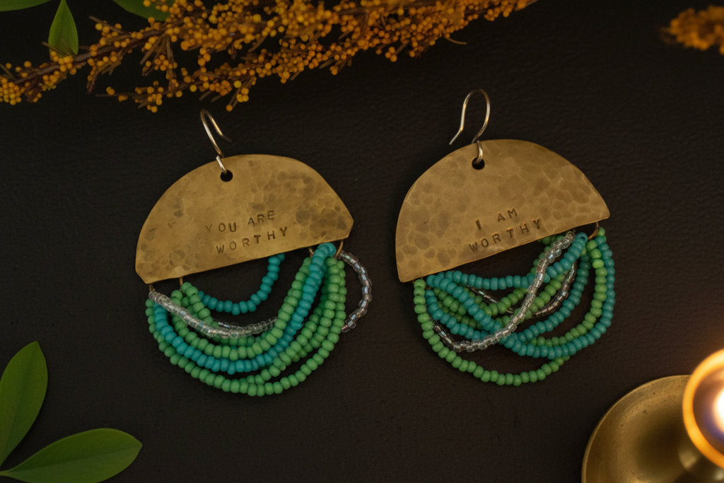 Half Moon "Worthy" Earrings