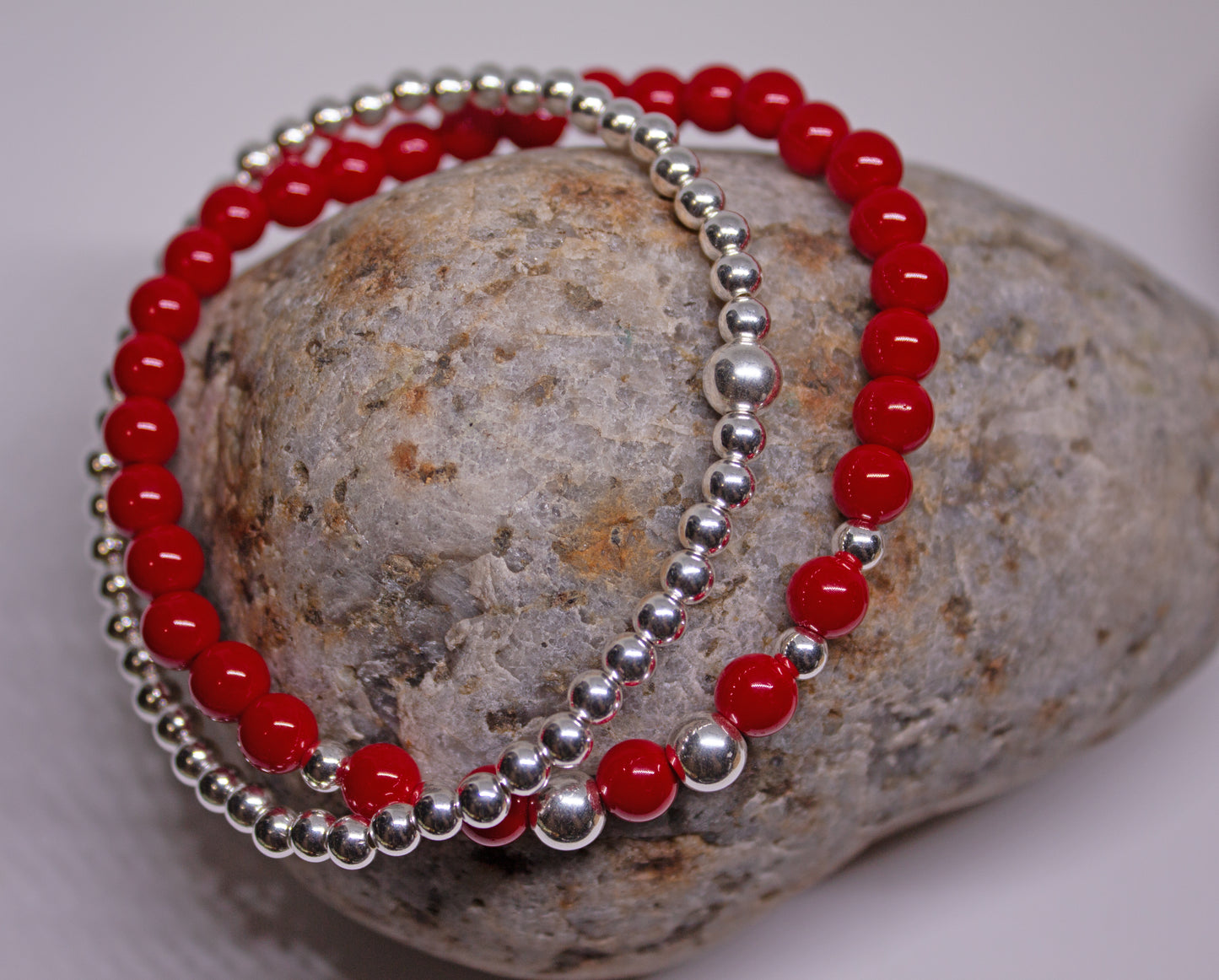 Passion & Protection – 4mm Red Coral Bracelet