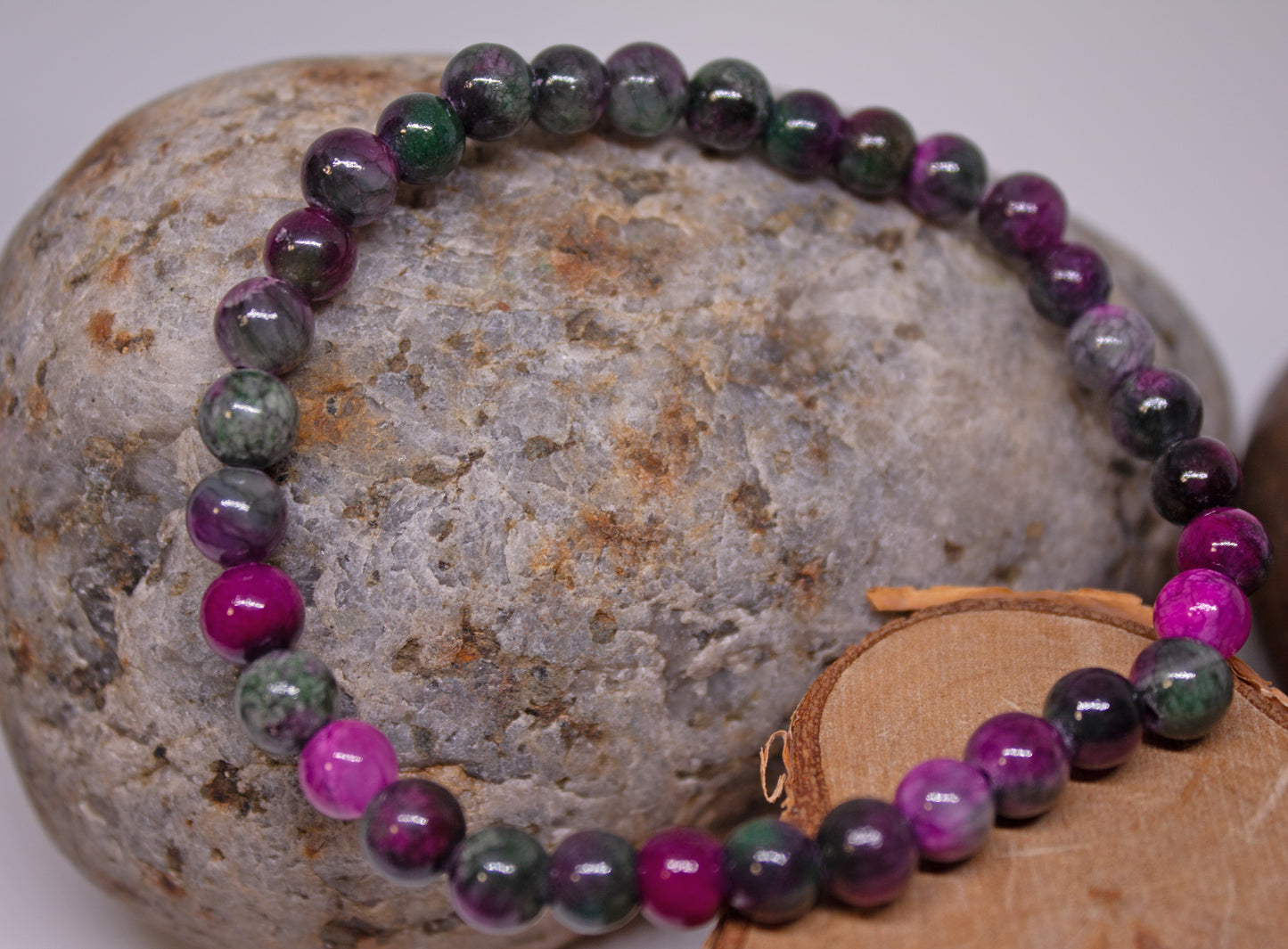 Harmony & Self-Discovery – 4mm Tourmaline Jade Bracelet