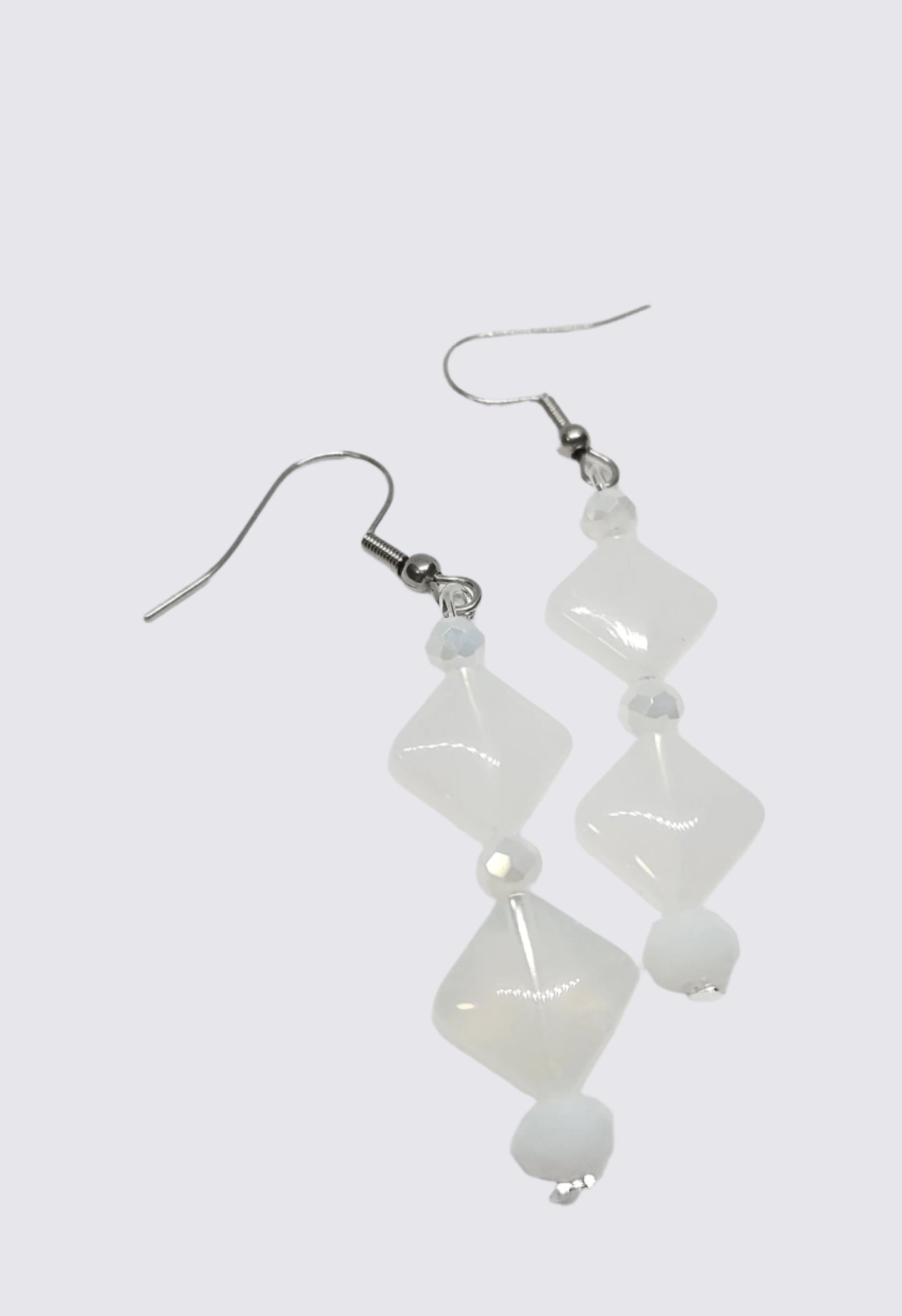 Glass Beads & Stainless Steel Hooks