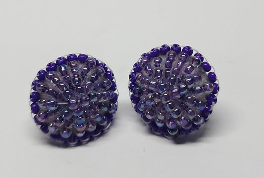 Purple Sparkle Studs