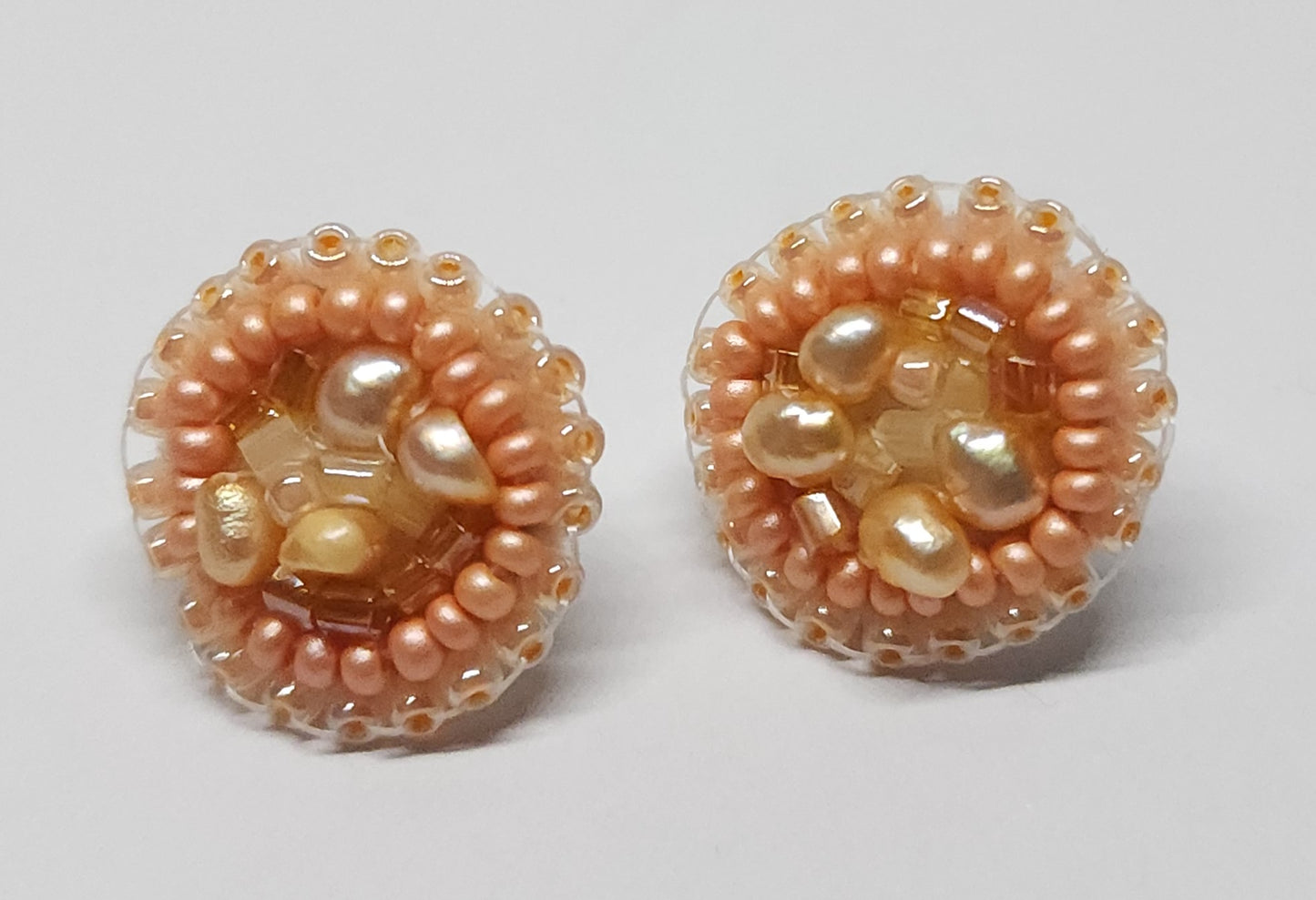 Just peachy studs