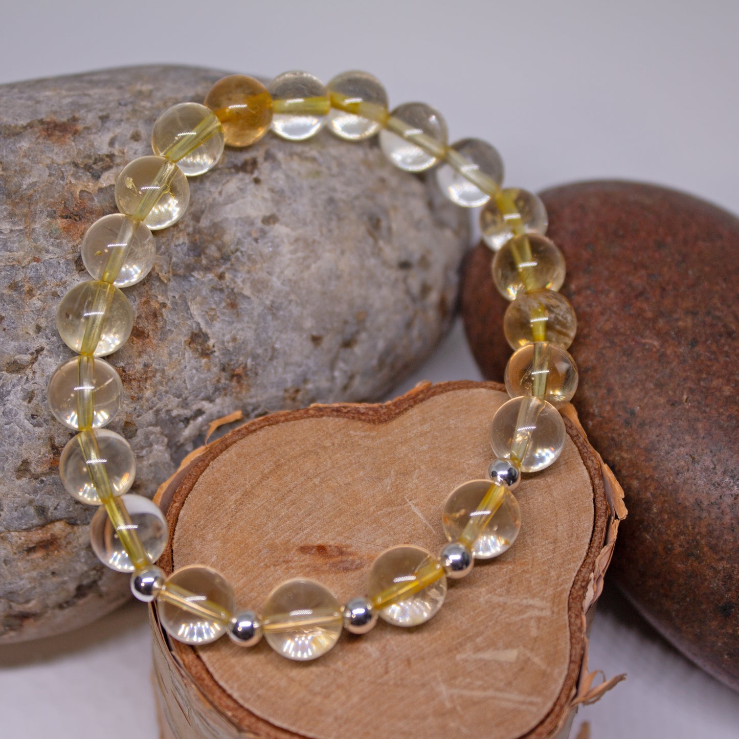 Abundance & Joy – 6mm Citrine Bracelet