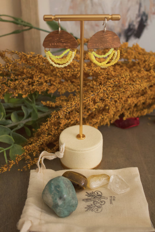 Ritual of Transformation Light| Earrings of Declaration “Transform” | The Keeper’s Rituals Collection