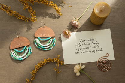 Mini Wordkeeper Earrings | Worthy